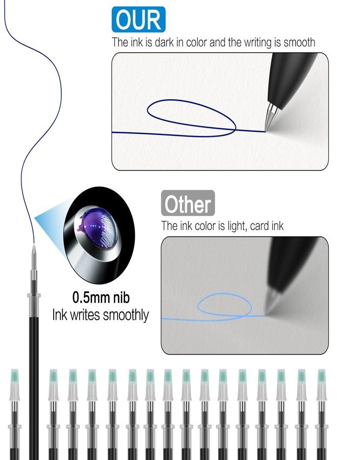 WANFRES 25pcs Magic Pen Refills, Magic grooved Writing Practice for Kids Special Disappearing Ink Pen, Suitable for Beginners to Practice Handwriting, Disappearing Ink Handwriting Book Magic Pen. - Image 2